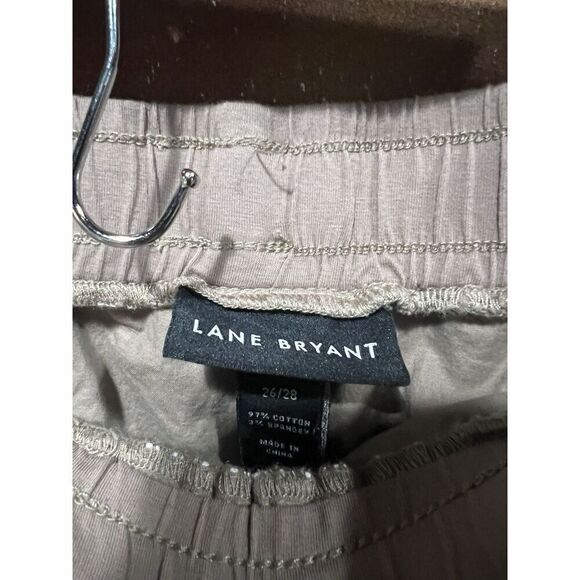 Lane Bryant Womens Brown Shorts Pull On w/ Drawstring Plus Size 26/28 - Picture 3 of 4